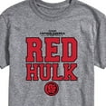 thumbnail image 3 of Marvel Captain America: Brave New World - Red Hulk Collegiate - Men's Short Sleeve Graphic T-Shirt, 3 of 5