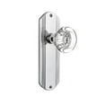 thumbnail image 3 of Nostalgic Warehouse Decrcc_Prv_234_Nk Round Clear Crystal Privacy Door Knob Set - Nickel, 3 of 6