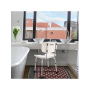 Height Adjustable Medical Shower Chair Shower Bath Chair Detachable Backrest Bathtub Stool BEDTS