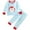 style-02 Light Blue, variant on Gubotare Cute Toddler Girl Christmas Pajamas Fashion Girls Pajamas Toddler Pjs Set Kids Sleepwear 2 Piece Child Clothes Size 6-7 (Red,6-7 Years)