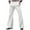 White, variant on 70s Disco Pants for Men Bell Bottom Dress Pants Stylish Dancing Stage Performance Pants Flat Front Stretch Flared Pants White XXL