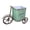 Green, variant on Rusty Metal Bicycles Bucket Planter Rolling Flowers Cart Decorative Wheelbarrow