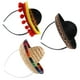 thumbnail image 2 of 3Pcs Sombreros de paja mexicanos Sombrero de México Festival Sombrero de paja Sombrero de estilo mexicano Sombreros, 2 of 3