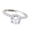 thumbnail image 3 of Aonejewelry 14K White Gold 0.75 Carat Halo Diamond Exquisite Wedding Engagement Ring, 3 of 4