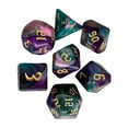 thumbnail image 3 of dados poliédricos,Juego de dados poliédricos Juegos de mesa Juegos de cartas,Dados de dos colores D4 D6 D8 D10 D12 D20 Coloridos,Dados de múltiples caras Juegos de mesa con rollos,Juegos de, 3 of 8