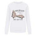 thumbnail image 4 of 2023 Chandails de Noël pour Femmes en Liquidation Mode Décontractée Ample Imprimé de Noël Manches Longues Col Rond, 4 of 7