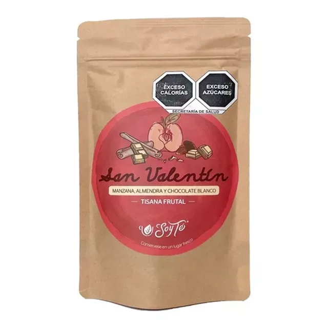 Tisana Frutal San Valentín Almendra Chocolate Blanco Soy Té