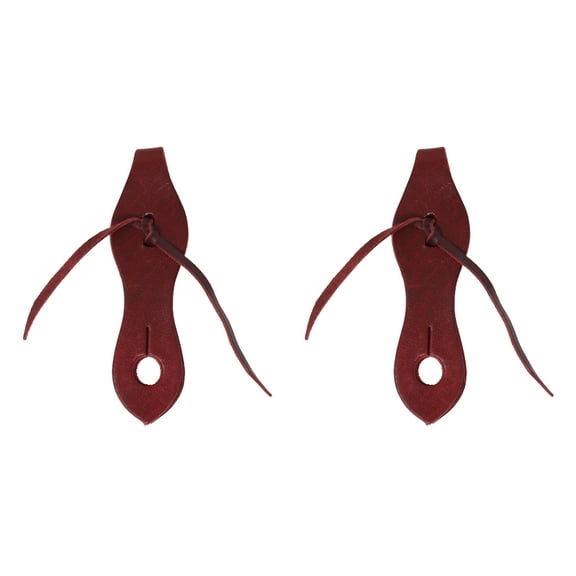 Challenger USA Horse Tack Western Horse Tack Latigo Red Leather Slobber Straps 975L2000