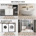 thumbnail image 6 of Neutral Aztec Geometric Flannel Bath Mat 16x24 Inches, Soft Absorbent Non-Slip Bathroom Rug, Machine Washable Floor Mat for Shower, 6 of 7