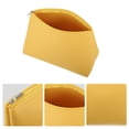 thumbnail image 4 of Unique Bargains 1 Pcs Portable Makeup Bag Toiletry Bag Cosmetic Organizer for Travel Storage Bag PVC Leather Yellow, 4 of 7