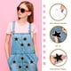 thumbnail image 2 of Parches de tela con forma de estrella de Jexine, 32 unidades, 6 cm, color negro, 2 of 6