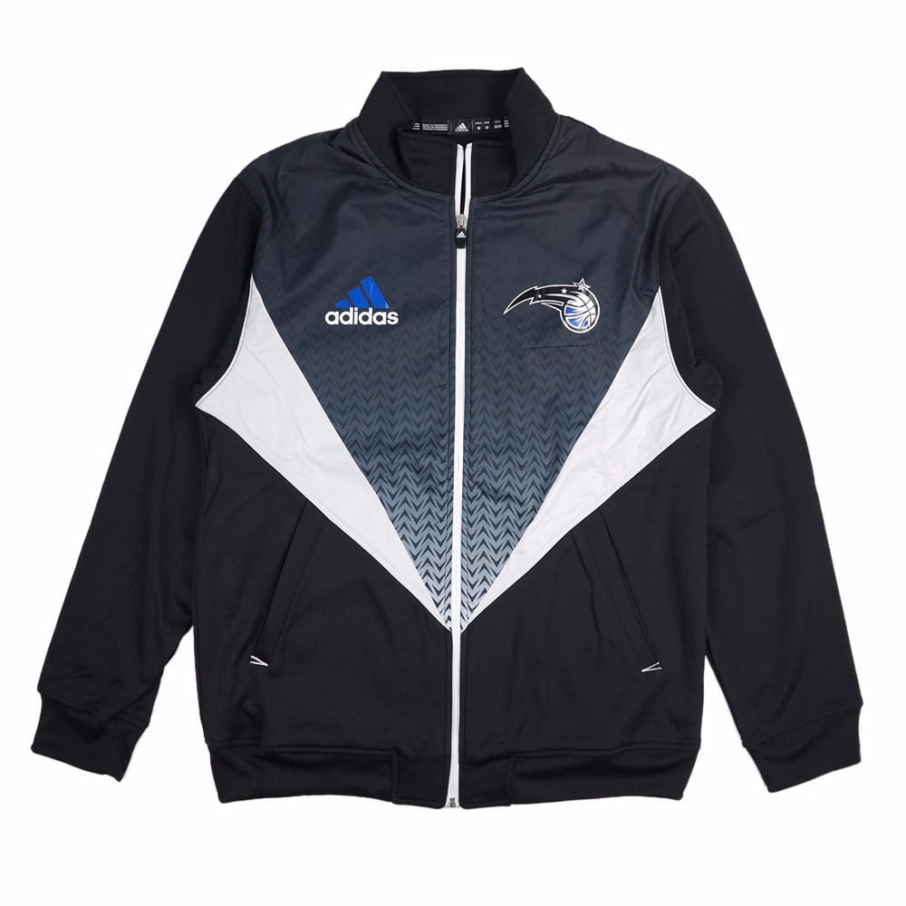 Orlando Magic NBA Adidas Black Resonate Full Zip Light Weight Team Jacket For Men by Adidas