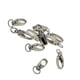 thumbnail image 5 of 10 Piezas Llavero de broche de langosta Sunnimix plata, 5 of 8