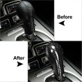 thumbnail image 5 of Carbon Fiber Car Shift Knob Cover For Chevrolet Camaro 2010 2011 2012 2013 2014 2015 Black/Red, 5 of 5