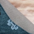 thumbnail image 6 of LR Home Wren 7' Round Blue Abstract Indoor Area Rug, 6 of 7