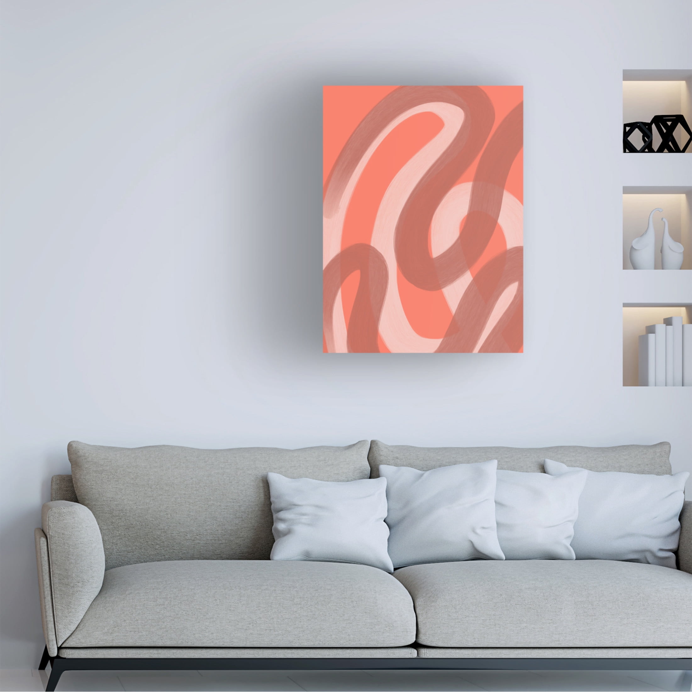 Trademark Fine Art Yopie Studio Coral V Canvas Wall Art