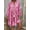 Rose, variante sur Tralilbee Nouvelle Robe de Plage à Manches Longues Imprimée Grande Taille Mode Décontractée Robe Élégante Ample et Confortable Convient pour Voyage, Fête, Souper en Famille