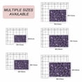 thumbnail image 6 of Boho Purple Floral Outdoor Rug 4x6 Ft, Non Slip Washable Area Rug, Farmhouse Botanical Vintage Paisley Flower Patio Rugs Carpet Runner, Large Floor Mat for Indoor/Outdoor Deck Porch Camping, 6 of 8