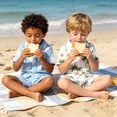 thumbnail image 2 of Boys Outfits Loose Coconut Tree Print Lapel Short Sleeve Shirt Top And Shorts 2 Piece Daily Wear Baby Boys' Clothing Sets Size 12-18 Months, 2 of 9
