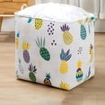 thumbnail image 4 of deevoka 4xPortable Laundry Basket 100L Large Capacity for Nursery Kids Toy Ananas 4 Pcs, 4 of 9