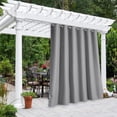 thumbnail image 3 of Mistaha 2PC Curtains Home Modern Simple Solid Color Blackout Cloth Outdoor Waterproof Sunscreen Anti UV, 3 of 6