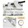 thumbnail image 6 of Sage Green Grey Blackout Curtains 96 Inches Long for Bedroom,Geometric Circle Modern Abstract Simple Art Thermal Insulated Room Darkening Black Out Window Curtain Grommet Living Room Curtains, 6 of 8