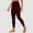 Wine, variant on Women High Waist Yoga Pants Workout Leggings for Running Sports Beach Swim Bottoms Comfortable Stretchy Activewear