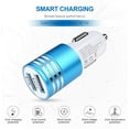thumbnail image 4 of SUMMIT Fast Charging Car Charger, Quick Charge 3.0+2.4A Dual Port USB Cigarette Lighter Adapter+6ft USB Type C Cable for Samsung Galaxy S25 S24 S23 A16 A25 A35 A15 A54 A14 A53 A13 A23 A12 A32 S22 S20, 4 of 14