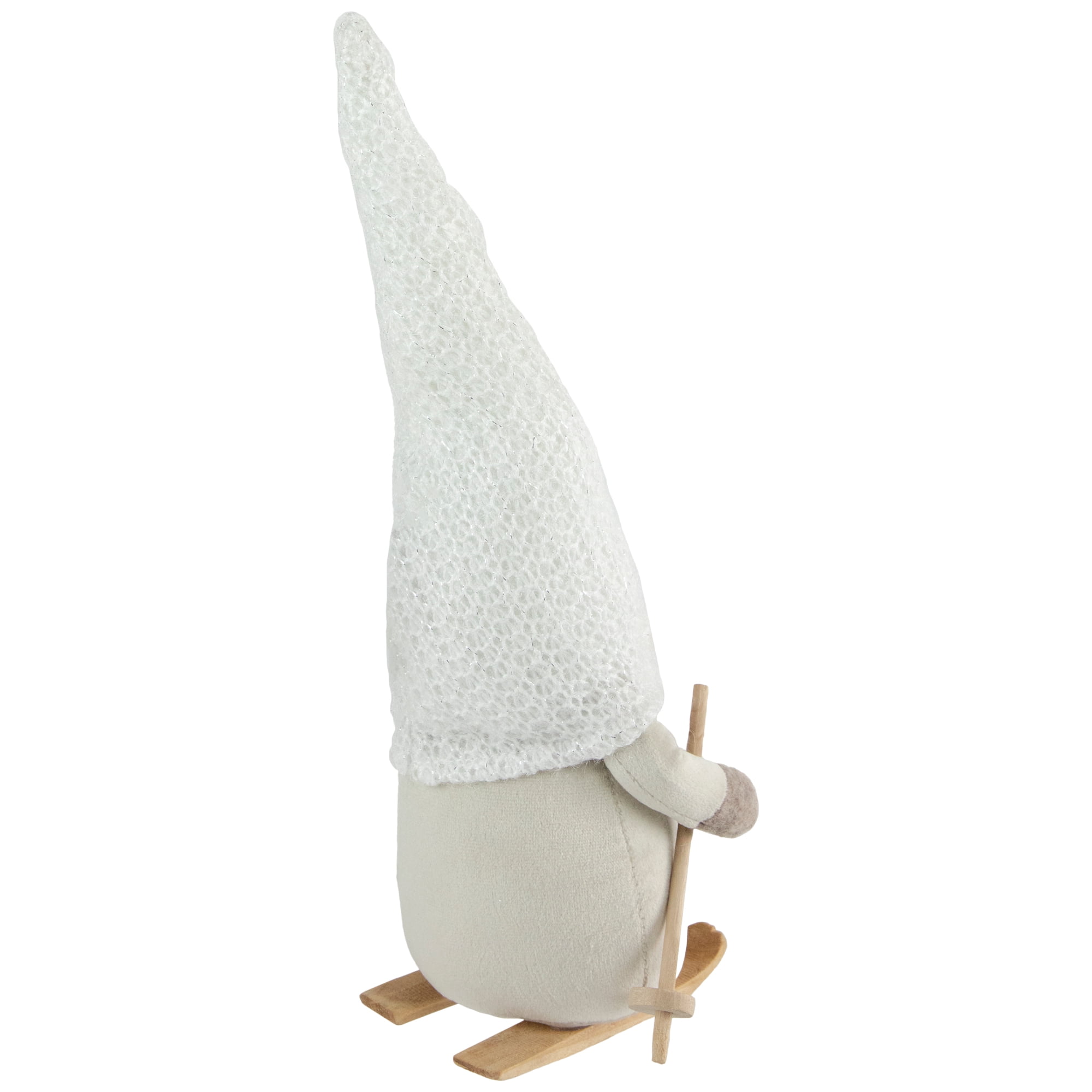 Northlight Winter Ski Gnome with Snowflake Hat Christmas Decoration - 12"