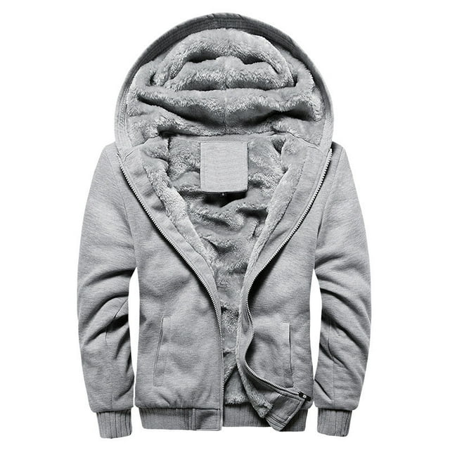 Chaqueta gruesa de forro polar con botones de cuerno y capucha para hombre y mujer, cálida para invierno