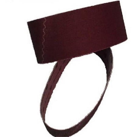UPC: 0809916005372 | Virginia Abrasives 008-42496 4 x 24 in. 120 Grit Sanding Belt- Pack of 10