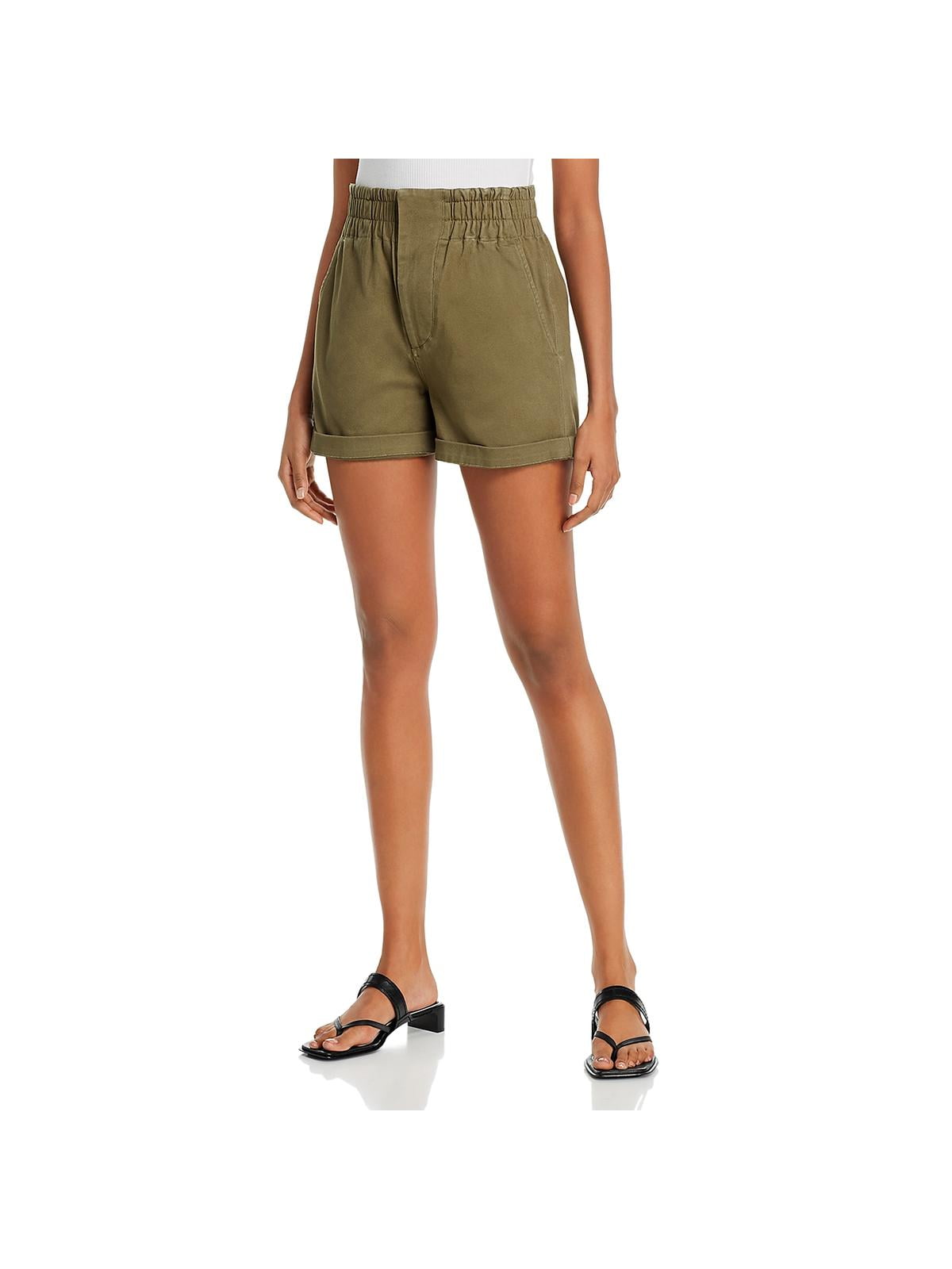 Walmart khaki shorts womens Clearance