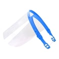 thumbnail image 1 of Protector facial transparente ajustable, antivaho y a prueba de salpicaduras con visera protectora elástica para el trabajo, bricolaje y actividades al aire libre., 1 of 7