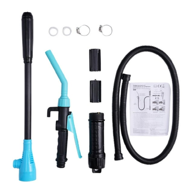 Cikiki Portable Power Battery Pump,New Portable Transfer Pump Battery Operated Electric Siphon Pump,Pump for Gas, Fuel, Diesel, Water Transfer, Easy to Use Hand Fuel Pump
