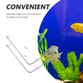thumbnail image 5 of IMIKEYA Aluminum Alloy Fish Tank Light Rack, Silver, Adjustable and Sturdy, for Aquarium 1Set, 5 of 6