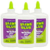 Slime Making White Glue (3 Pack - Larger 8oz Bottle) - Non Toxic, School Grade Formula for Perfect Slime Crafts