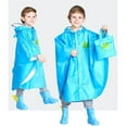 thumbnail image 2 of fvwitlyh Girls Raincoat Children's Boys Girls Button Rain Jacket Hooded Windproof Raincoat Kids Small Rain Coat Children's Boys Girls Button Rain Jacket Hooded Windproof Raincoat Kids Long Sleeve, 2 of 4