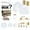 White, variant on Smarty White with Silver Blossom Rim Disposable Plastic Tableware Set (60 Guests)
