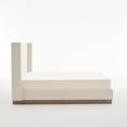 thumbnail image 5 of Noble House Hosford Full Boucle Upholstered Wingback Bed, Wood Base Platform Bed with Headboard, Oat, 5 of 8