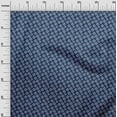 thumbnail image 3 of oneOone Cotton Flex Navy Blue Fabric Asian Ikat Craft Projects Decor Fabric Printed By The Yard 40 Inch Wide, 3 of 4
