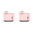 thumbnail image 3 of Humidificador de aire mini Matsuzay de oso de dibujos animados LED luz de noche difusor de niebla fría Aroma USB interior Rosa 2Conjunto, 3 of 6