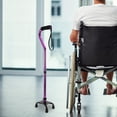 thumbnail image 4 of Bastón de movilidad para personas mayores, ajustable, para mujeres, con agarre cómodo y estabilidad extra, ergonómico, ligero, con agarre en el antebrazo, 4 of 8