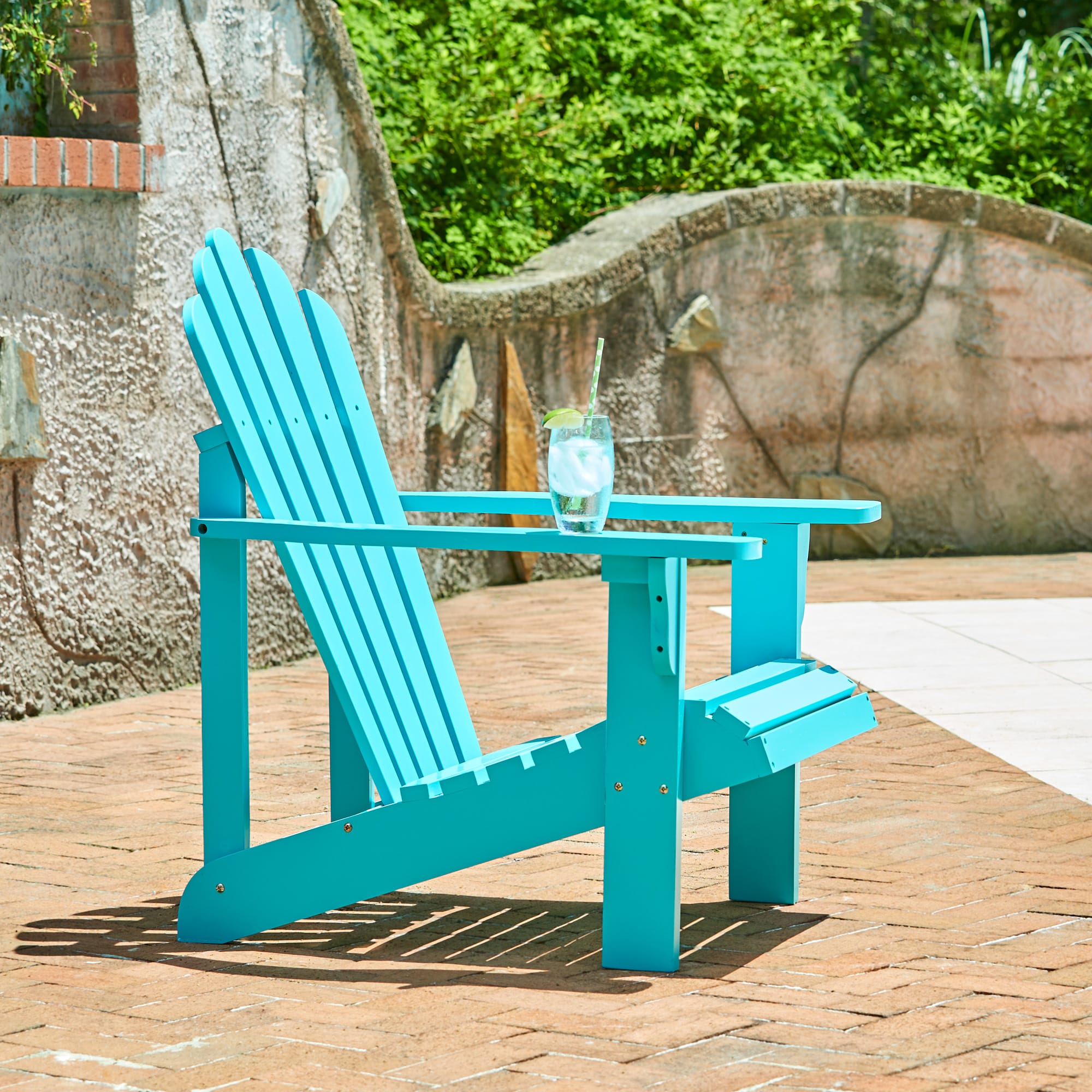 Shine Company Westport Adirondack Chair Aqua by Shine Company