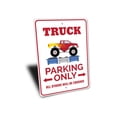 thumbnail image 3 of Monster Truck Parking Novelty Sign, Metal Wall Decor - 10x14 inches, 3 of 4