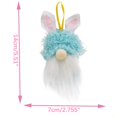 thumbnail image 5 of VerPetridure Easter Cartoon Bunny Shape Cute Faceless Doll Candy Jar Decoration Ornaments, 5 of 5