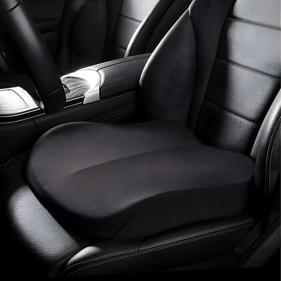 XIBUFE Adult Car Booster Seat Cushion,Soft Memory Foam Car Seat Cushions for Short People Driving,Portable Driver Seat Cushion for Car Truck Home Office Chair Automotive Seat Cushions