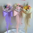 thumbnail image 4 of PENGXIANG 5Pcs Flower Box Bowknot Design Exquisite Outlook 5 Colors Rose Flower Bouquet Paperboard for Wedding, 4 of 8