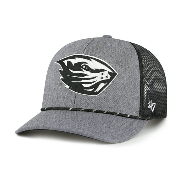 Men's-'47  Gray Oregon State Beavers Carbon Rope Adjustable Hat