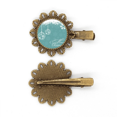thumbnail image 1 of Tocado Unbranded pieza de pelo horquilla metal vintage, 1 of 3