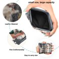 thumbnail image 2 of PU Leather Coin Purse Wallet Compact Water-Resistant Card Cases Money Organizers Dogs and Doghouses, 2 of 7
